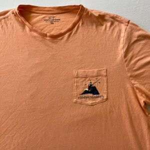 Vineyard Vines Orange Short Sleeve Tee